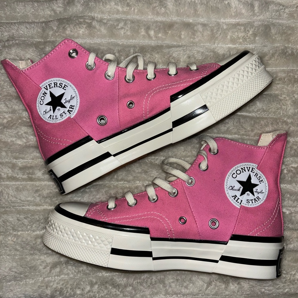 Hightop pink platform converse - Picture 2 of 7